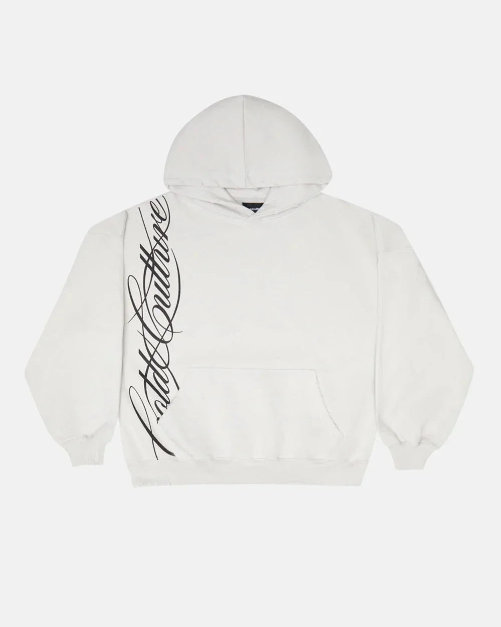 Sudadera con capucha y cremallera extragrande con estampado de letras góticas Y2K – Sudadera Harajuku Punk lavada para mujer y hombre