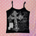 Y2k Tops sin mangas Estética 90s Chicas Tops cortos High Street Grunge Tops Ropa urbana Gótico Emo Chicas Baby Tank Ropa sexy ajustada