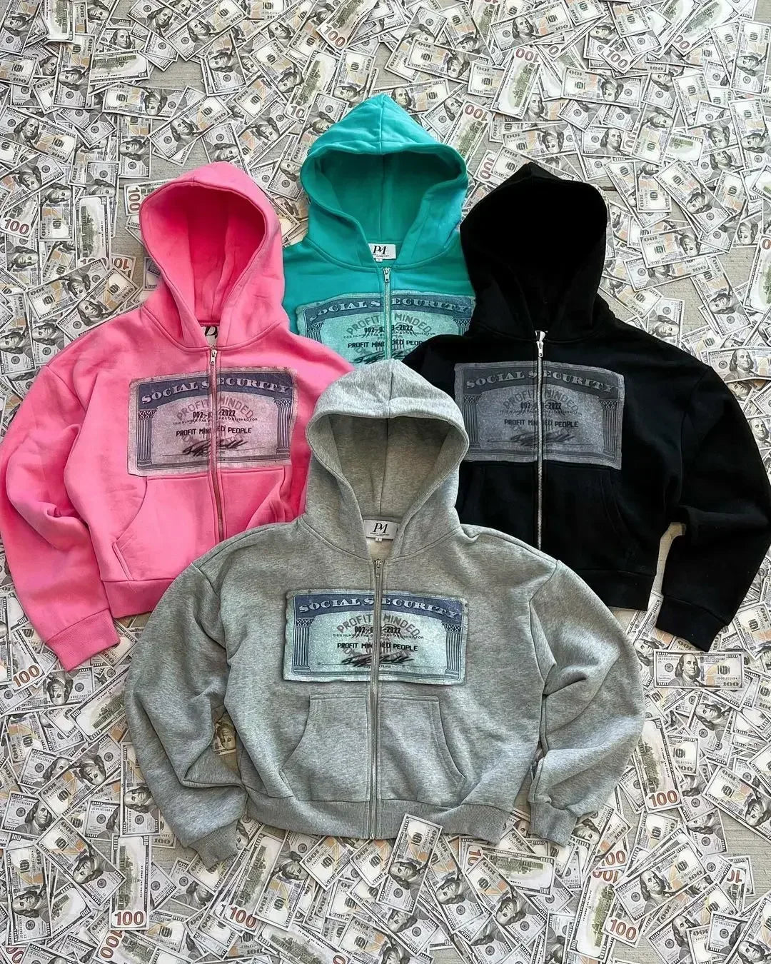 Y2K Printed Zip-Up Hoodie – Streetwear Hooded Cardigan for Women & Men