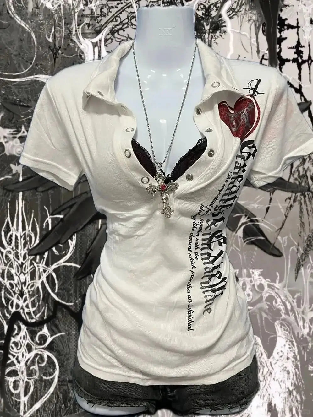 Top Corto Milenio Retro Y2K – Camiseta Blanca Entallada con Fruncido en la Cintura para Mujer