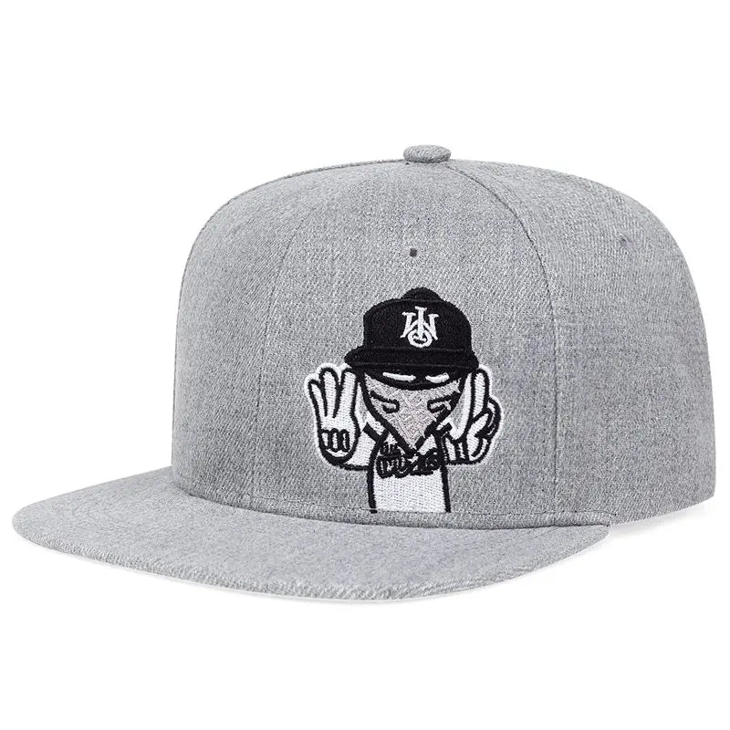 Gorra Snapback Bordada Hip Hop Y2K – Gorra de Béisbol Retro Unisex para Mujer y Hombre