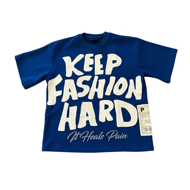 Y2K Harajuku Graphic Oversized T-Shirt – Pure Cotton Streetwear Tee for Women & Men - Gelubina