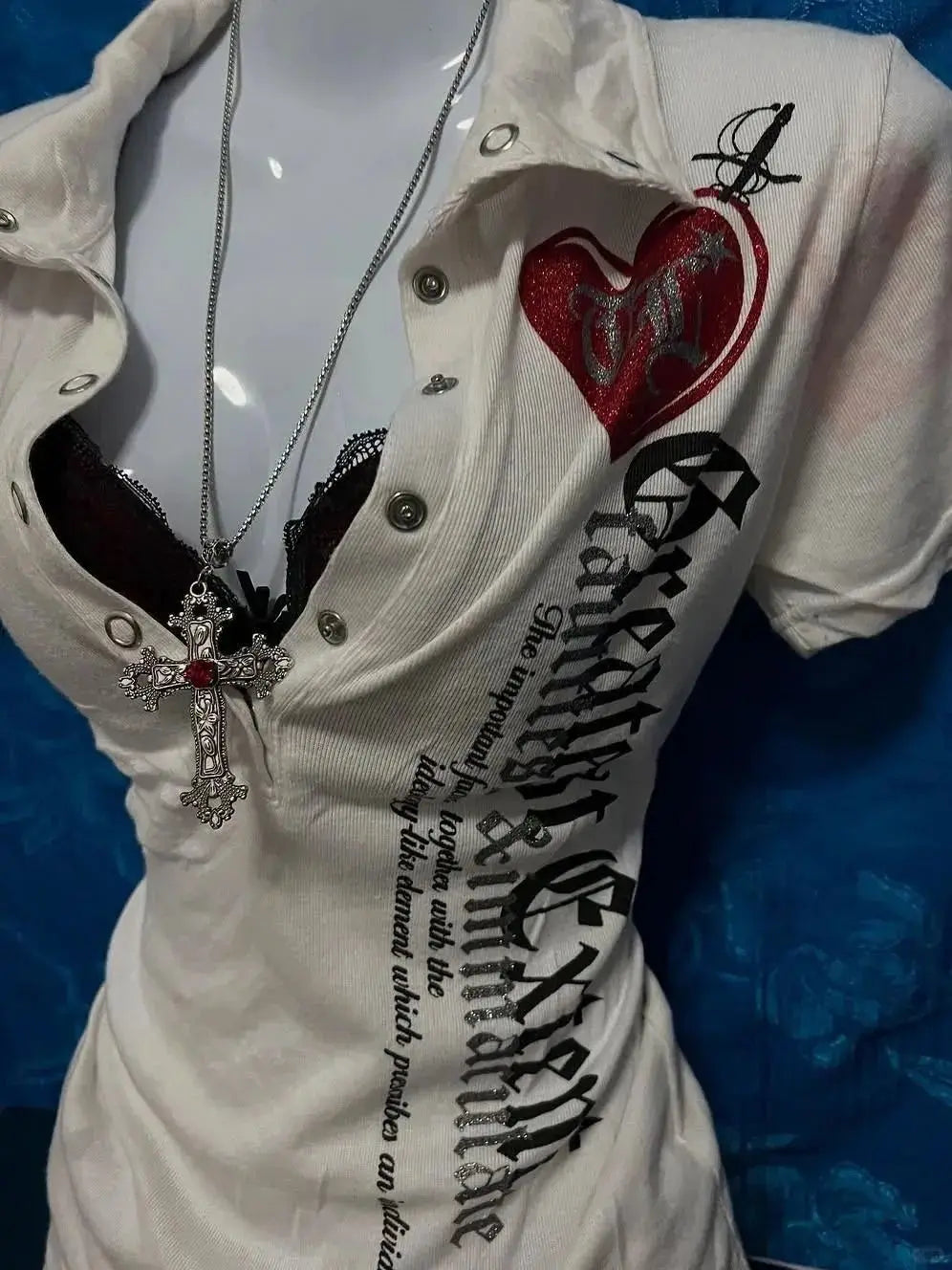 Top Corto Milenio Retro Y2K – Camiseta Blanca Entallada con Fruncido en la Cintura para Mujer