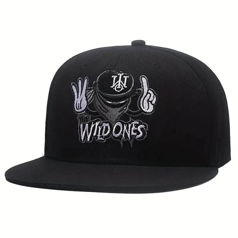 Y2K Hip Hop Embroidered Snapback Cap – Retro Unisex Baseball Hat for Women & Men