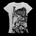 Camisetas con estampado de texto de los 90 estilo Harajuku, cuello redondo, ropa de los 2000, camiseta corta sencilla de estilo vintage, emo estético, informal para mujer